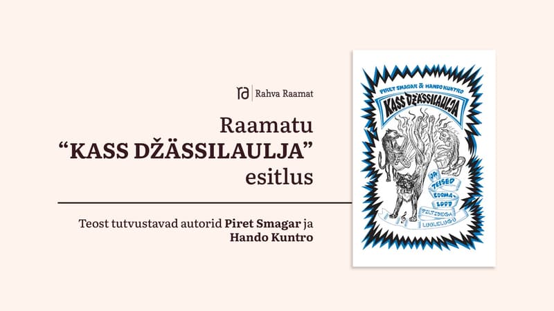 Raamatu „Kass Džässilaulja“ esitlus